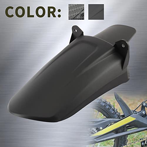 Rear Shock Fender,Electric Vehicle Rear Wheel Fender for Sur Ron X/S Electric Bike Black - color: Rear Shock Fender, size: Black
