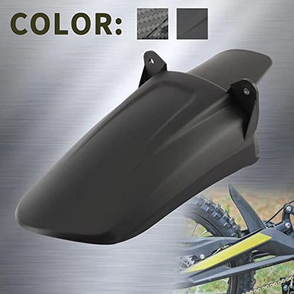 Rear Shock Fender,Electric Vehicle Rear Wheel Fender for Sur Ron X/S Electric Bike Black - color: Rear Shock Fender, size: Black