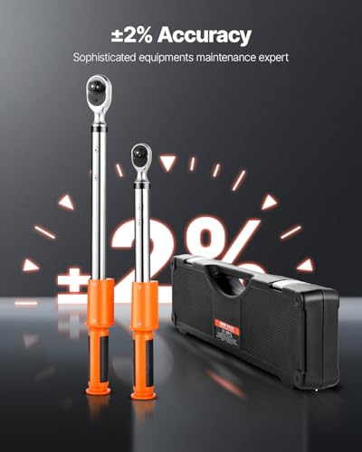 VEVOR Digital Torque Wrench 3/8 1/2 Inch Drive for Truck Auto Motor Bike - size: 1/2" 3/8"