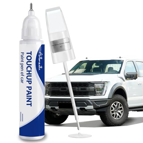 Star White Metallic Tricoat AZ Touch Up Paint for Ford OEM Color Match - color: Start White Metallic Tricoat(AZ)