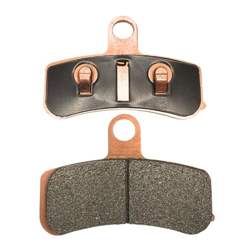 JSA 457 HH Motorcycle Brake Pads, fits for Harley Davidson Motorcycles, Organic, Front Brake Pad, Copper Plate, Excelent Heat Dissipation.