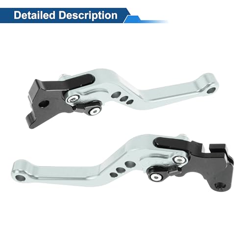 Short Brake Clutch Levers for Yamaha Raptor 660 2001-2004 1 Pair - color: Titanium Tone