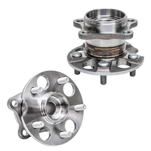 Detroit Axle - AWD Front Steering Knuckles Rear Wheel Hub and Bearings - size: 4UW47783/Kit