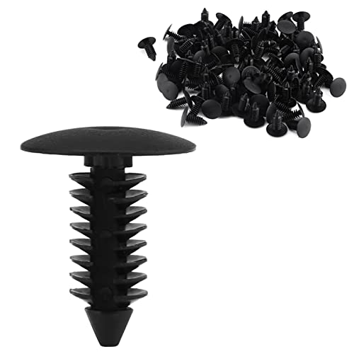 100-Piece Universal Bumper and Fender Push Rivet Clip Fastener Set