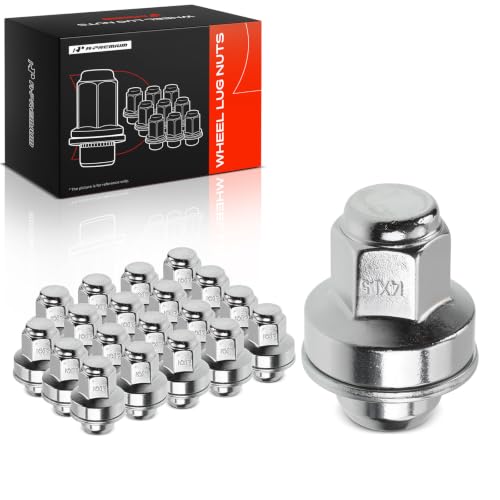 A-Premium Front & Rear M14-1.50 Wheel Lug Nuts, Set of 20 - style: 20PCS