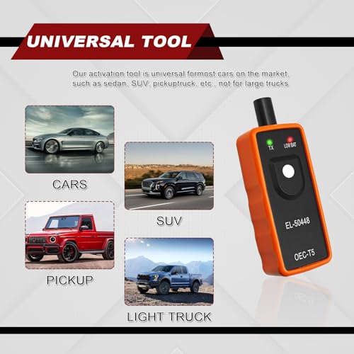 GM Automotive Tire Pressure Monitor - Tire Sensor Reset Tool Car Accessories EL-50448 Compatible with Most GM Series Vehicles
