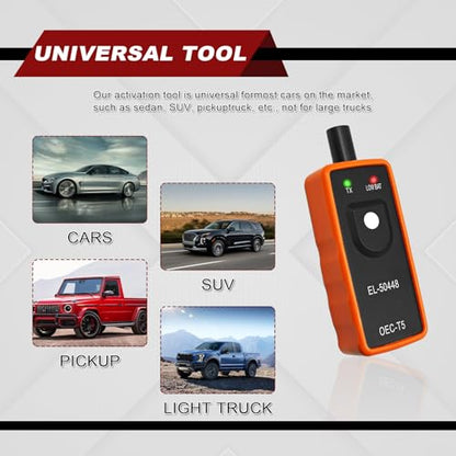 GM Automotive Tire Pressure Monitor - Tire Sensor Reset Tool Car Accessories EL-50448 Compatible with Most GM Series Vehicles