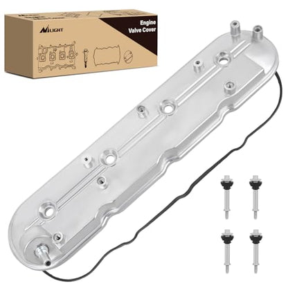 Nilight Engine Valve Cover with Gasket Replece# SK264969 12639758 - size: for Cadillac Escalade 2009-2014, GMC Savana 09-20