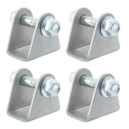 Universal Shock Mount Kit, Silver Steel, 4 Pack