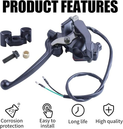 7/8'' Thumb Throttle with Dual Brake Lever Assy Compatible with 50cc 90cc 150cc 250cc ATV Quad Roketa Taotao Sunl Kazuma
