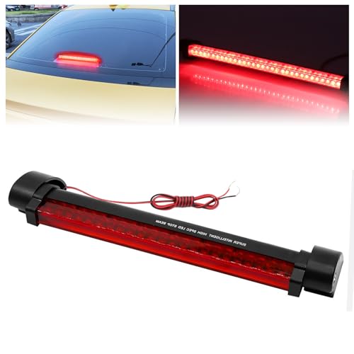 LED 3rd Brake Light - Center High Mount Stop Light, 24LED Red Trailer Bar, Third Tail 12V 1Pcs - size: 24LED