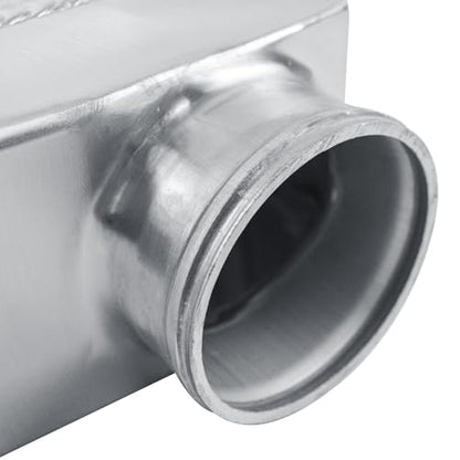 Universal Intercooler 18''x13''x3.3" Front Mount Intercooler 3'' Inlet and Outlet Aluminum Turbo Intercooler Direct Replacement for Any Turbo Charger system - size: 18''x13''x3.3" 3''