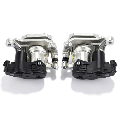 Rear Left & Right Electric Brake Caliper Assembly Replacement for 2017-2022 Mitsubishi Outlander 4605C043 4605C044