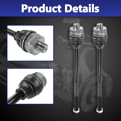 Front Inner Outer Steering Tie Rod End Kit Fit For 1999-2006 Chevy Silverado Tahoe Suburban 1500 2500, GMC Sierra Yukon, Cadillac Escalade, ES3488 ES3493T