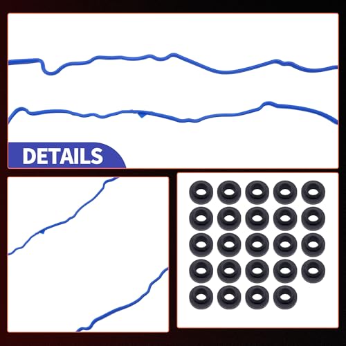 HiSport VS50521R Engine Valve Cover Gasket & Grommets Kit - color: VS50521R