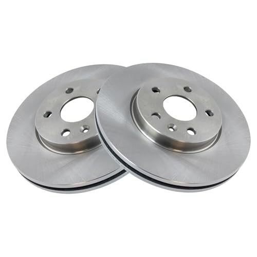 TRQ Front and Rear Brake Pad and Rotor Set Ceramic Vented Solid Rotors - style: BKA11949
