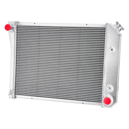 4 Row Radiator Shroud Fan For Chevy Camaro Chevelle Carlo 1968-87 - size: 4 Row Radiator+Shroud Fan