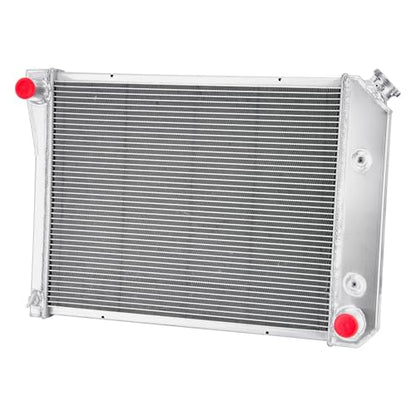 4 Row Radiator Shroud Fan For Chevy Camaro Chevelle Carlo 1968-87 - size: 4 Row Radiator+Shroud Fan