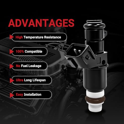 Fuel Injectors 6PCS 8Holes Compatible with Honda Acura Saturn - size: 16450RCAA01