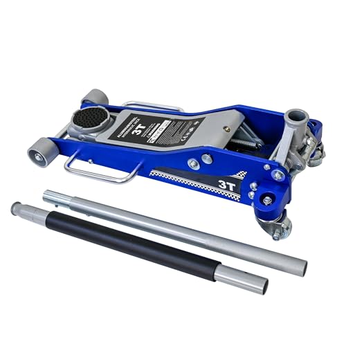 6600lbs/3Ton Aluminum Steel Floor Jack Dual Piston Hydraulic Car Jack - size: 3ton Aluminum Steel(4.3"-20")