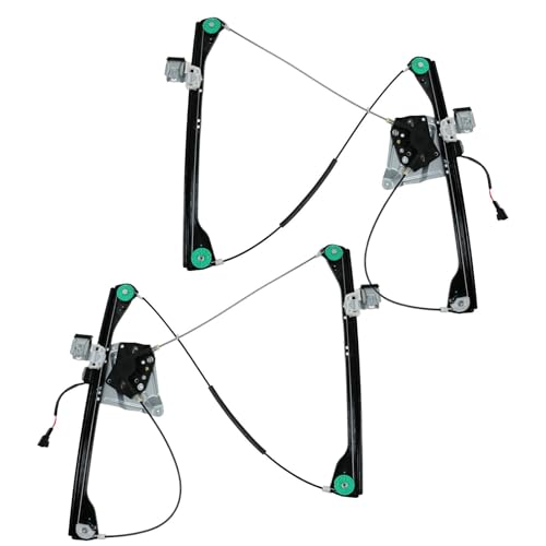 TRQ Front Power Power Window Regulator & Motor Assembly Set - style: WRA50213