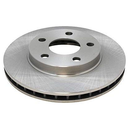 TRQ Front and Rear Brake Pad and Rotor Set Ceramic - style: BKA11171