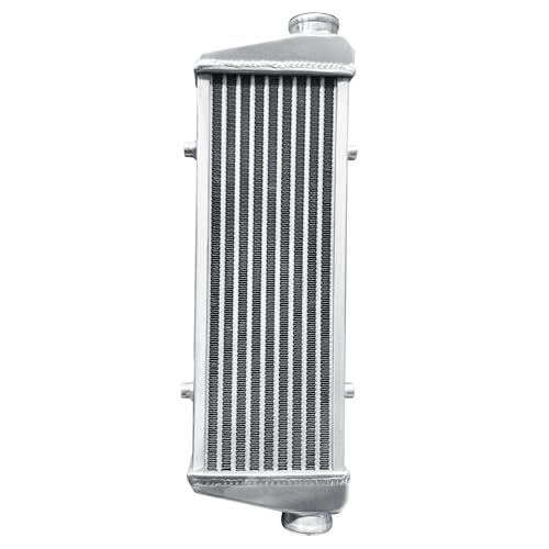 Universal Intercooler 23''x8''x2.7" Front Mount Intercooler 2.2'' Inlet and Outlet Aluminum Turbo Intercooler Direct Replacement for Any Turbo Charger system - size: 23''x8''x2.7" 2.2''