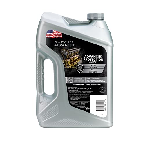 Valvoline Advanced Full Synthetic SAE 5W-30 Motor Oil 5 QT (Pack of 2) - size: 5 QT (Pack of 2), style: Advanced Protection