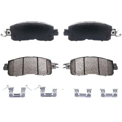 Brakes Premium Ceramic Replacement Front Brake Pad Set For 2013-2019 For Nissan Altima,2014-2018 For Nissan Leaf - style: D1650-1