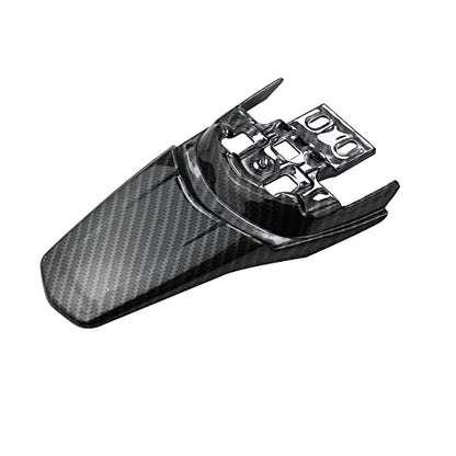 Motorcycle Imitation Carbon Fiber RACING Modified Extended Kit Rear Fender Mudguard Plastics Protector Tail Guard For Light Bee X S X160 X260 Electric Dirt Bike. - size: Carbon Fiber 2