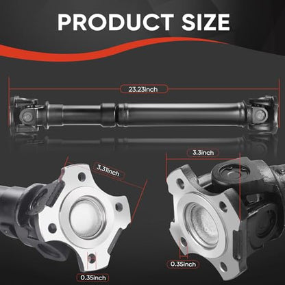 936-331 Drive Shaft - Front Driveshaft Propeller Drive Shaft Assembly - color: 936-331