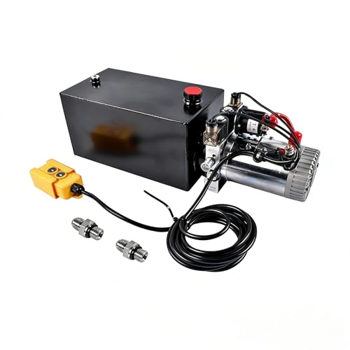 10쿼트 이중 작동 유압 펌프, 12V DC, 3200PSI Mixizap - color: 더블 액팅, size: 10 Quart