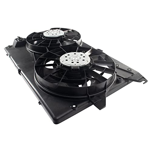 TRQ Radiator Dual Cooling Fan Assembly - style: RFA80472