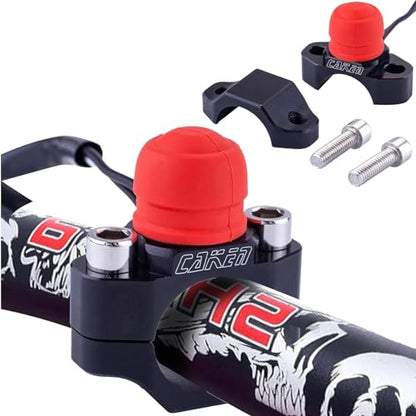Motorcycle ATV Water Proof Engine Start Stop Kill Switch Button - color: Black