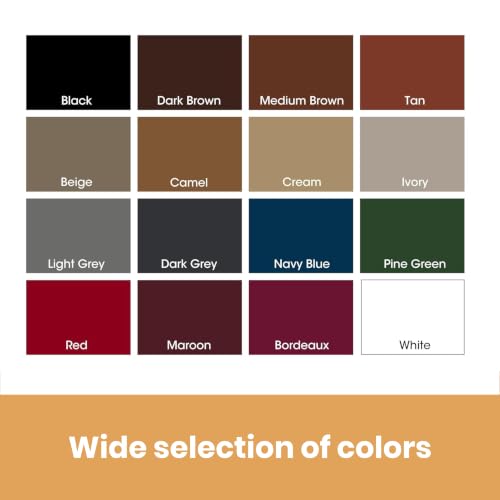 Furniture Clinic Leather Repair Paint, Color and Finish, Dark Grey - color: Dark Grey, size: 500ml / 17oz