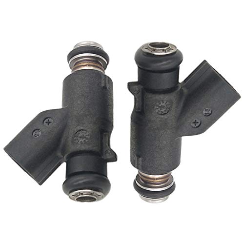 27709-06A 2pcs Set Fuel Injector 6 Holes Replacement for 2006-2015 Harley Davidson Motorcycle 25 Degree 27625-06 R2025DEG