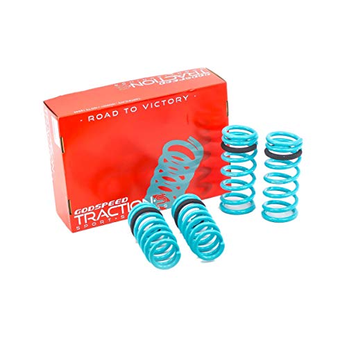 Godspeed LS-TS-II-0003-A Traction-S Performance Lowering Springs For Infiniti G37x Sedan AWD (V36) 2009-2013