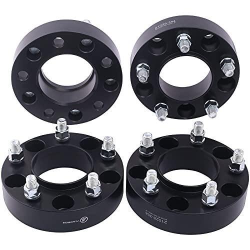 4X Black 5x100 Hubcentric Wheel Spacers 1.5 Inch 12x1.5 Studs 54.1mm Hub - size: 1.5 Inch-Pack of 4