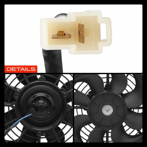 A-Premium 10'' 10 inch Slim Universal Electric Cooling Fan Assembly - style: 10 inch
