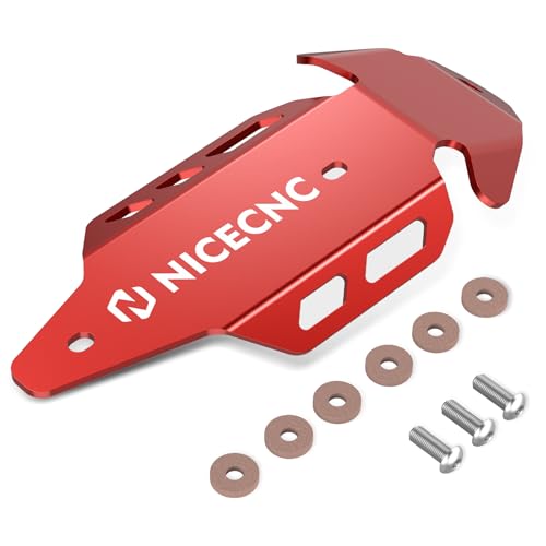 NICECNC Heat Shield Guard Protector Red - color: Red