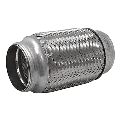 Exhaust Flex Pipe 2.5"x6" Heavy Duty Stainless Steel - size: 2.5"x6"