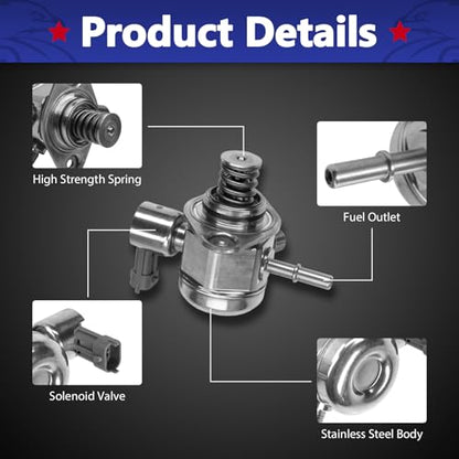 High Pressure Fuel Pump 0261520152 Fit for 2013-2018 Ford