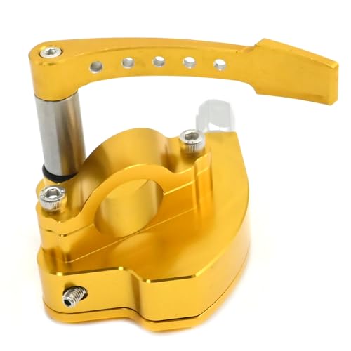 EATAKWARD Billet CNC Universal 7/8" ATV Throttle Lever Thumb Controller Thumb Throttle (Yellow) - color: Yellow