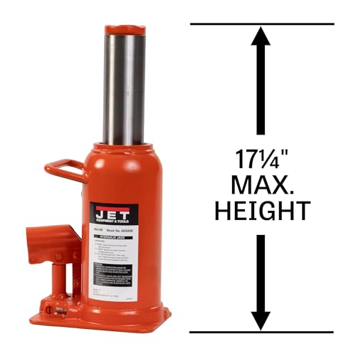 JET 35-Ton Hydraulic Bottle Jack w/ Handle (JHJ-35) - size: 35 Ton
