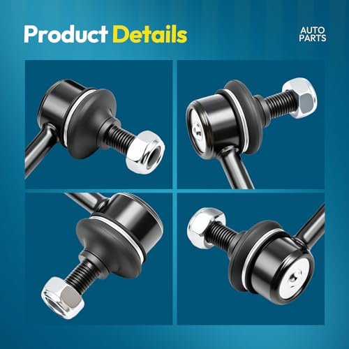 2PCS K750049 Front Stabilizer Sway Bar Links Left & Right For Subaru - size: ‎K750049