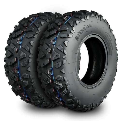 TRIPOWER 23x7-10 ATV UTV Tires 23x7x10 All Terrain Trail Sand Mud Off-Road Tire, 4PR Tubeless, Set of 2 - size: 23x7-10