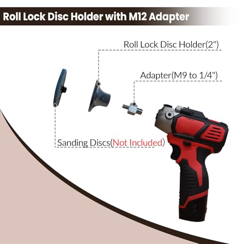 2 Inch Quick Change Disc Pad Holder Set,for Milwaukee M12 Tools