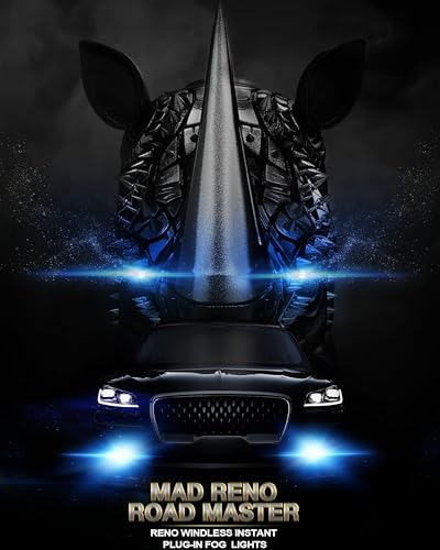 RENO H11 Bulb, Fanless In Line 6500K Cool White H9 H8 Fog Bulbs, Pack of 2 - size: H11