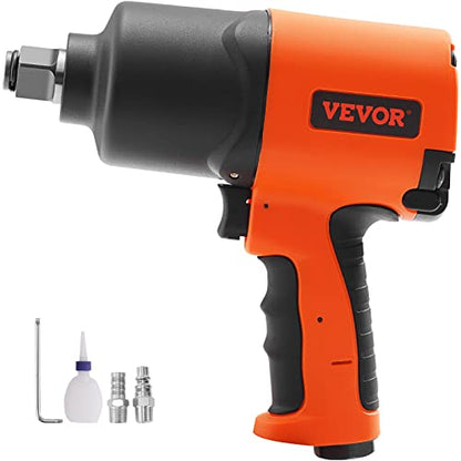 VEVOR Air Impact Wrench, 3/4-Inch Drive Air Impact Gun, Up to 1870ft-lbs Nut-busting Torque, Composite Pneumatic Impact Wrench for Auto Repairs and Maintenance Heavy Duty - size: 3/4-Inch/1870ft-lbs