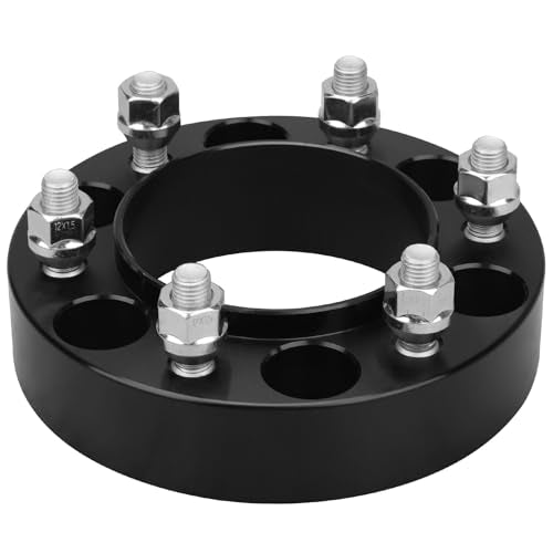 BRTEC 1.5in Wheel Spacers 6X5.5 Spacers 12x1.5 Studs for 1996-2022 Toyota 4runner 02-22 Tacoma for Hyundai 2001-2007 Terracan Hubcentric Spacers Adapters Without Locking hub 2PCS - color: 1.5inch-2pcs